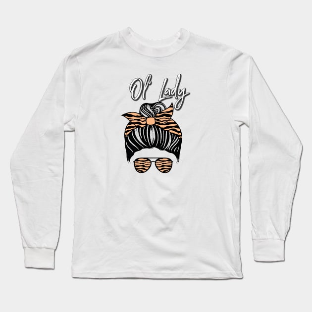 Ol' Lady Long Sleeve T-Shirt by Glenna Maynard 